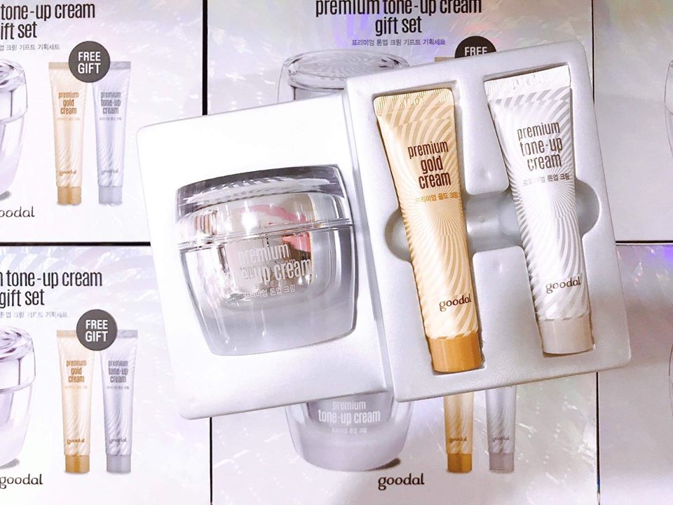 Bộ Kem Dưỡng Ốc Sên Goodal Premium Tone-Up Cream Gift Set