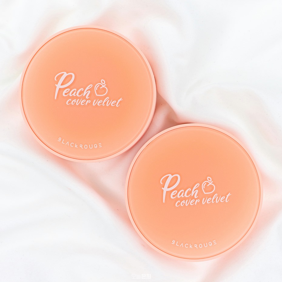 Phấn Nước Black Rouge Peach Cover Velvet Cushion Bonita Cosmetic Shop