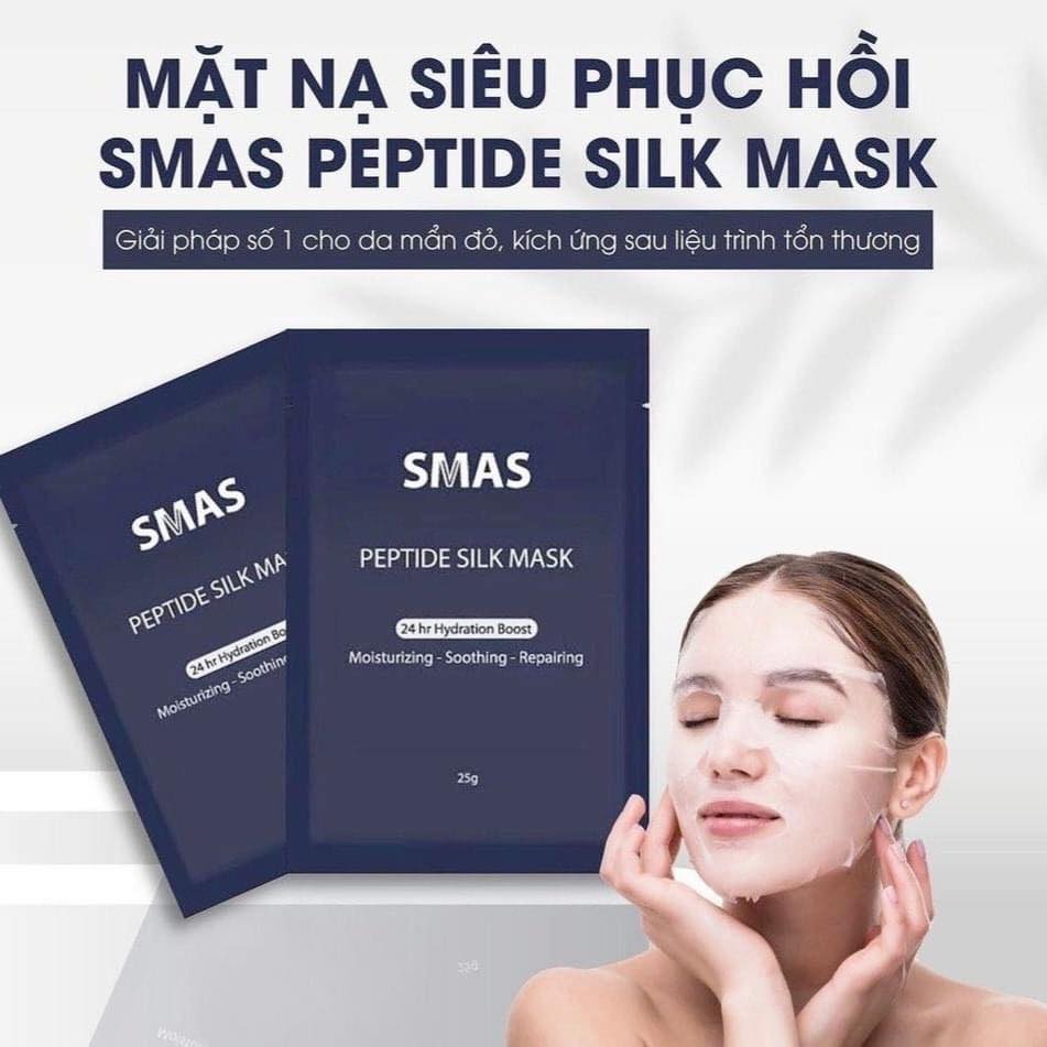 Mặt Nạ Cấp Ẩm, Phục Hồi Da SMAS Peptide Silk Mask 24H Hydration Boost 25g –  Bonita Cosmetic Shop
